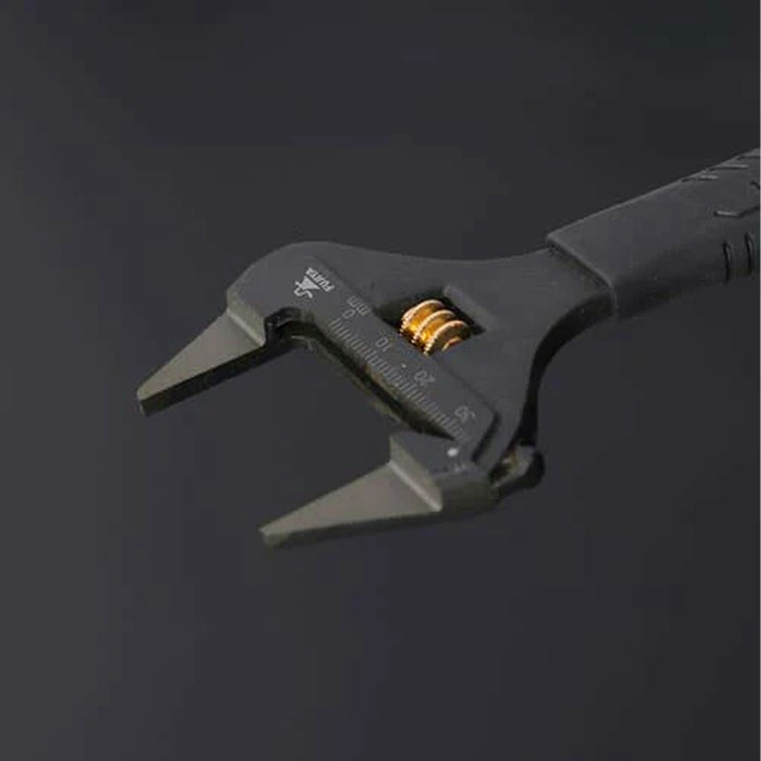 Mỏ lết điều chỉnh đầu mỏng Fujiya Kurokin-Series, kích thước từ 166mm ~ 214mm, độ mở ngàm từ 0 ~ 34mm. Tiêu chuẩn RoHS