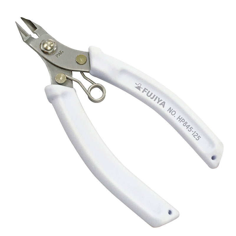 Kìm cắt nhựa cứng có lò xo trợ lực Fujiya HP845-125/150 Series, chất liệu thép không gỉ, kích thước từ 125m ~ 150mm. Tiêu chuẩn RoHS