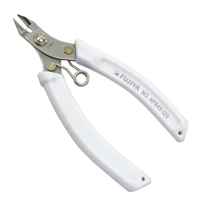Kìm cắt nhựa cứng có lò xo trợ lực Fujiya HP845-125/150 Series, chất liệu thép không gỉ, kích thước từ 125m ~ 150mm. Tiêu chuẩn RoHS