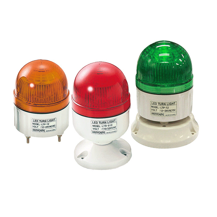 Đèn xoay có chớp Hanyoung Nux LT-R/P/PB Series. Ø84mm, Kín nước IP54, Tiêu chuẩn CE