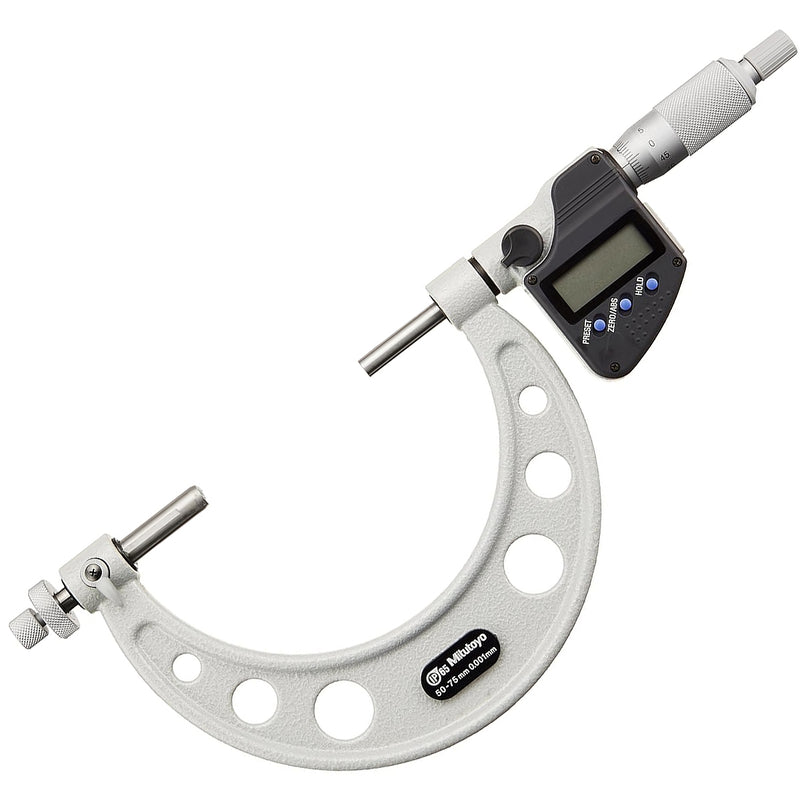 Panme điện tử Mitutoyo Series 324 - Gear Tooth Micrometers. Hàm kẹp đầu bi đo bánh răng. Có cổng SPC xuất dữ liệu