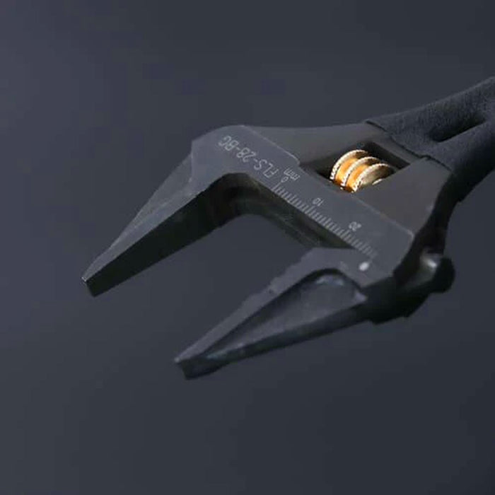 Mỏ lết điều chỉnh thân ngắn Fujiya Kurokin-Series, kích thước từ 118mm ~ 185mm, độ mở ngàm từ 0 ~ 53mm. Tiêu chuẩn RoHS