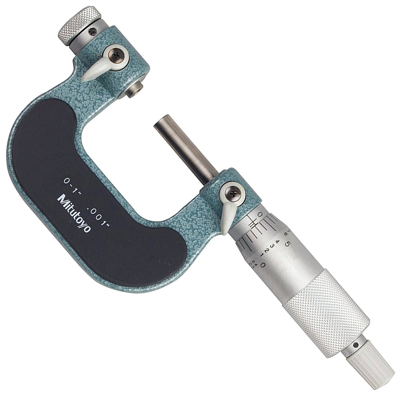 Panme Mitutoyo Series 126 - Screw Thread Micrometers, đo bước ren, có thể thay đầu đo