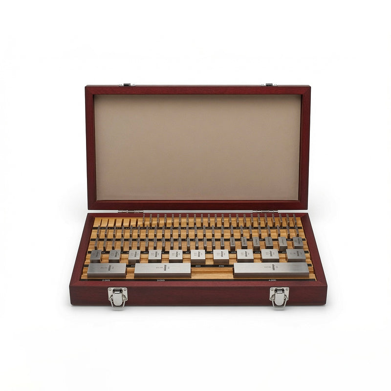 Bộ căn mẫu Mitutoyo 81 chi tiết hệ inch, kiểu khối vuông (từ 0.1001 inch - 4 inch) | Inch Square gauge block set
