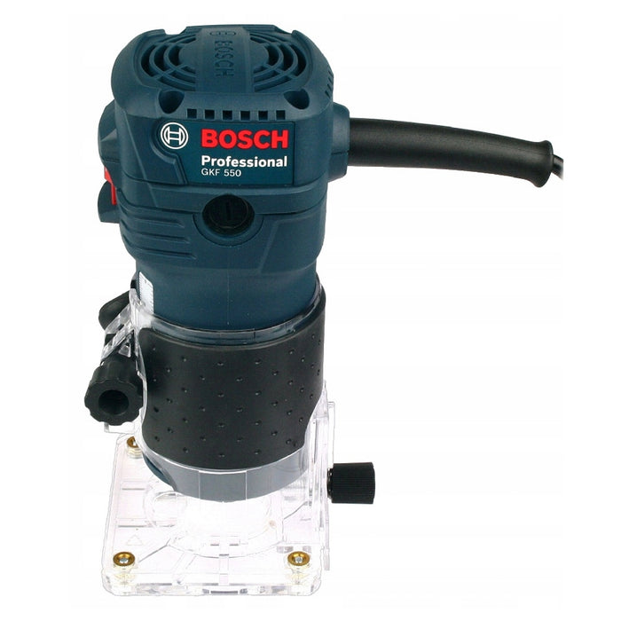 Máy phay Bosch GKF 550 Professional, công suất 550W, cốt 6mm - 6.35mm, mã số 06016A00K0