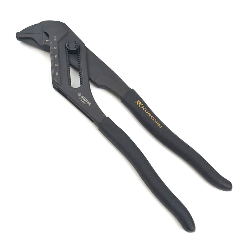 Mỏ lết điều chỉnh nhanh Fujiya FLM-45-BG Kurokin-Series, kích thước 263.5mm, độ mở ngàm từ 0 ~ 45mm. Tiêu chuẩn RoHS