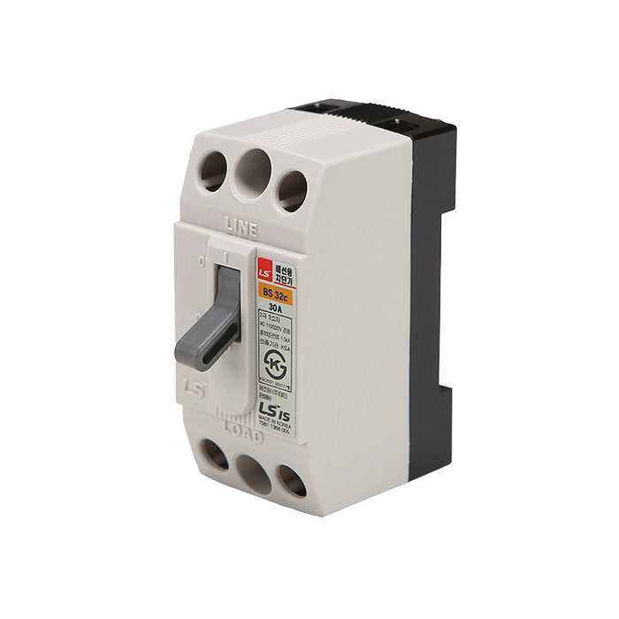 CB cóc 2P LS  BS32c, tải định mức từ 6A ~ 30A, dòng cắt 1.5kA