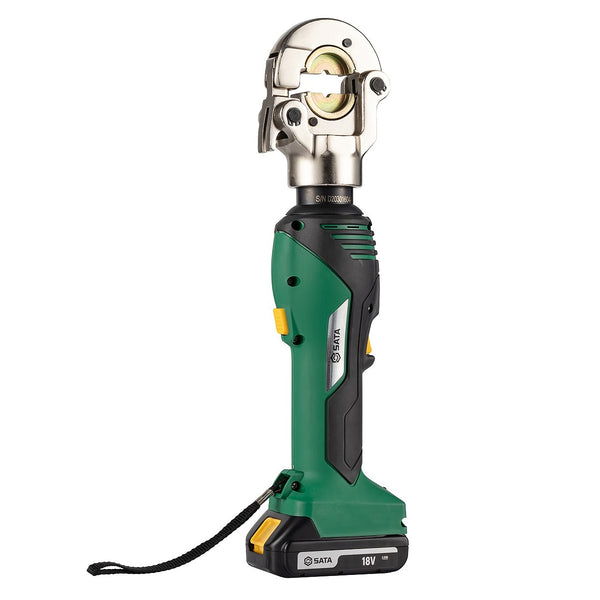 Máy bấm cose thủy lực SATA 51040 dùng Pin 18V, phạm vi sử dụng từ 16mm² – 300mm²