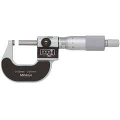 Hệ Metric / Mã 193-111　Dãy đo 0 - 25 mm　Sai số ±2 µm　Vạch chia 0.001 mm　Ratches stop