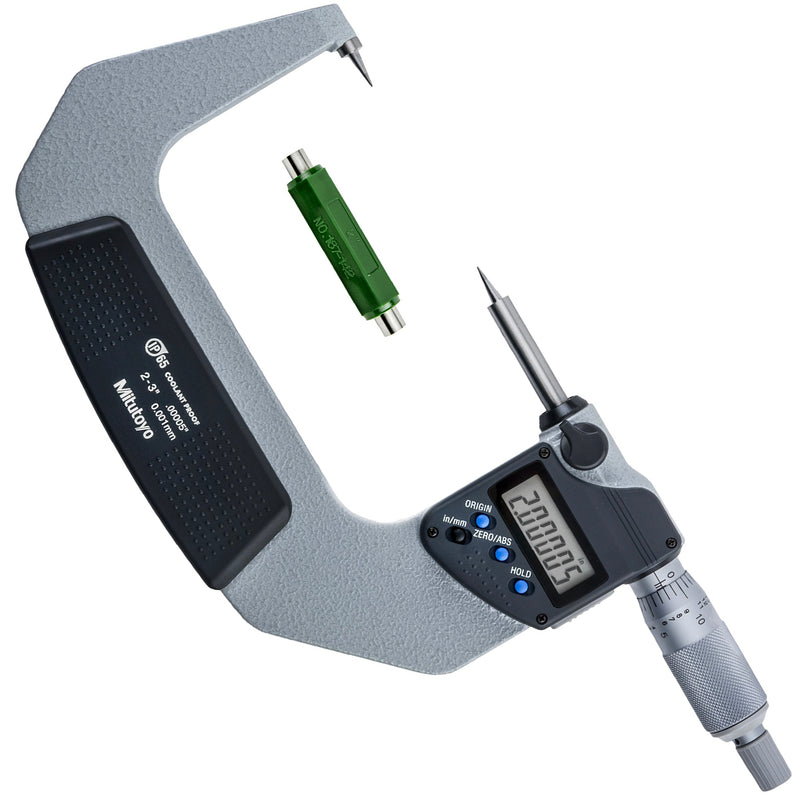Panme điện tử Mitutoyo Series 342 - Point Micrometers, Mũi đo nhọn