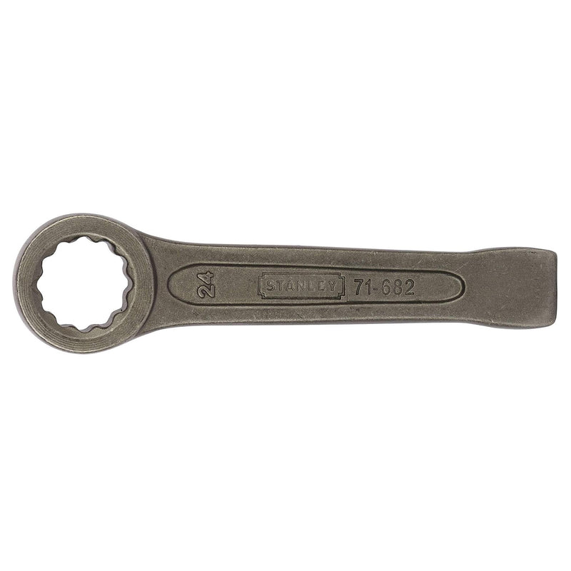 Cờ lê đóng đầu vòng 12 cạnh Stanley 71-682 kích thước 24mm chất liệu thép hợp kim Chrome Vanadium tiêu chuẩn DIN 7444