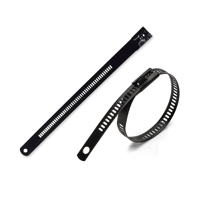 Dây rút Inox 316 KST cao cấp có bọc nhựa (Coated), khóa bậc thang (ladder type), dài từ 150mm - 635mm