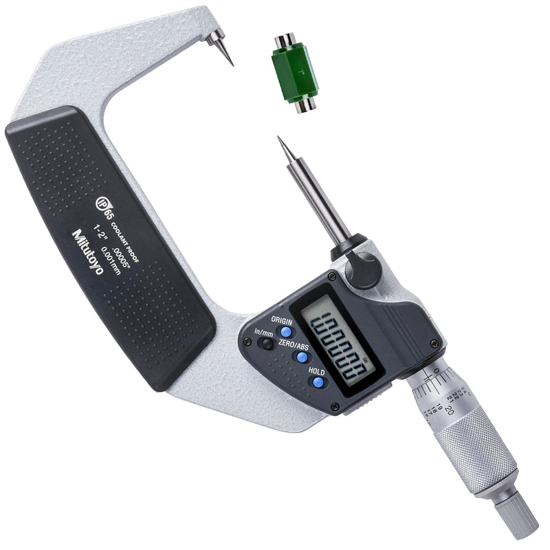 Panme điện tử Mitutoyo Series 342 - Point Micrometers, Mũi đo nhọn
