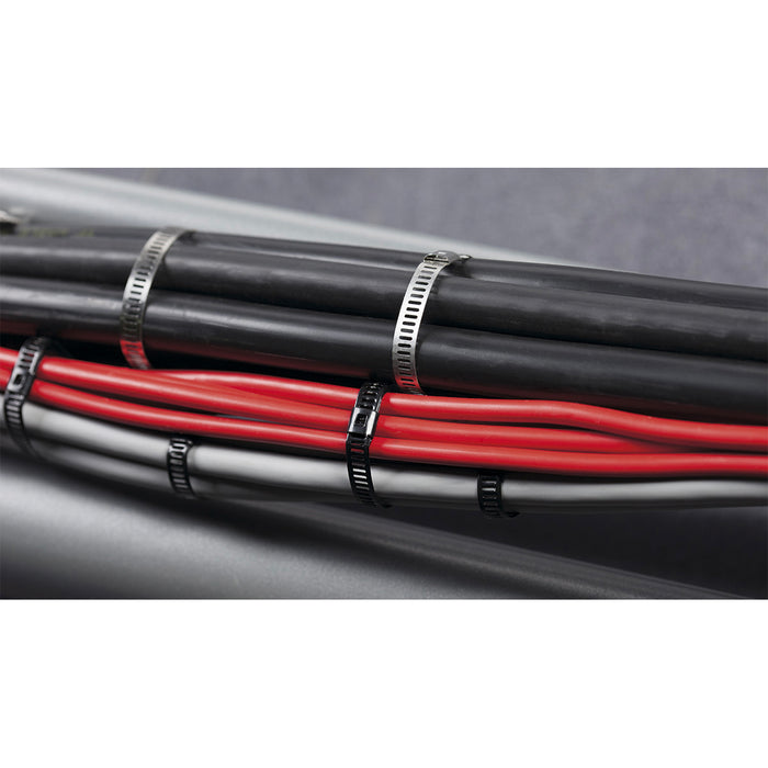 Dây rút Inox 316 KST cao cấp có bọc nhựa (Coated), khóa bậc thang (ladder type), dài từ 150mm - 635mm