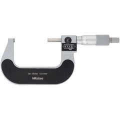 Hệ Metric / Mã 193-103　Dãy đo 50 - 75 mm　Sai số ±2 µm　Vạch chia 0.01 mm　Ratches stop