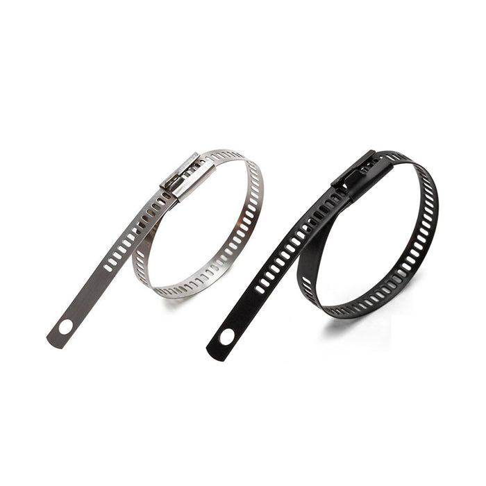 Dây rút Inox 316 KST cao cấp có bọc nhựa (Coated), khóa bậc thang (ladder type), dài từ 150mm - 635mm