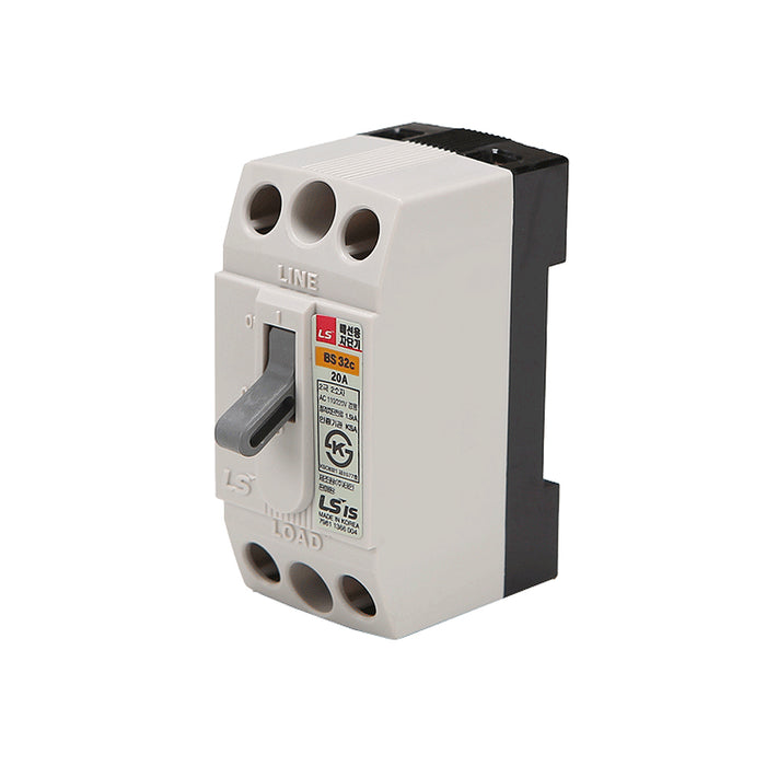 CB cóc 2P LS  BS32c, tải định mức từ 6A ~ 30A, dòng cắt 1.5kA