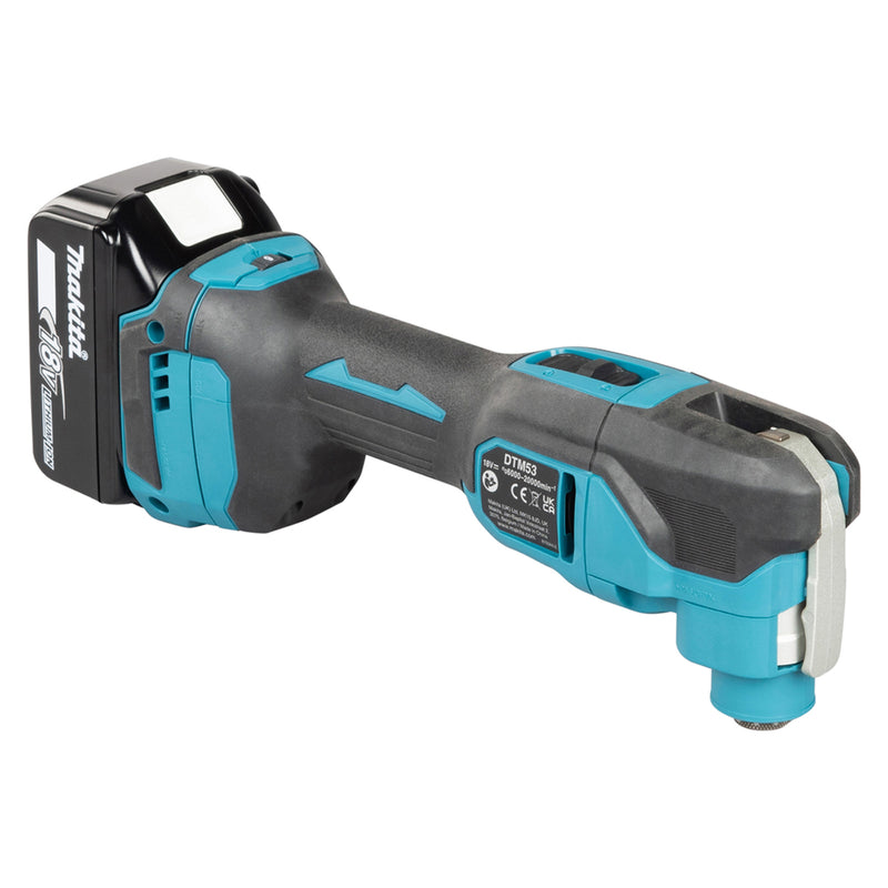 Máy cắt rung đa năng Makita DTM53 dùng Pin 18V, tiêu chuẩn lưỡi STARLOCK, OIS