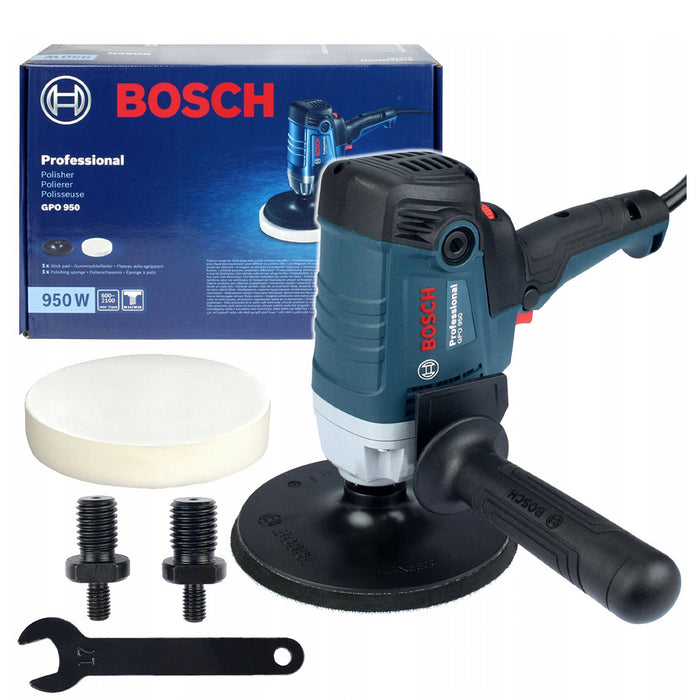 Máy đánh bóng Bosch GPO 950, đường kính đĩa 180mm, công suất 950W, mã số 06013A20K0