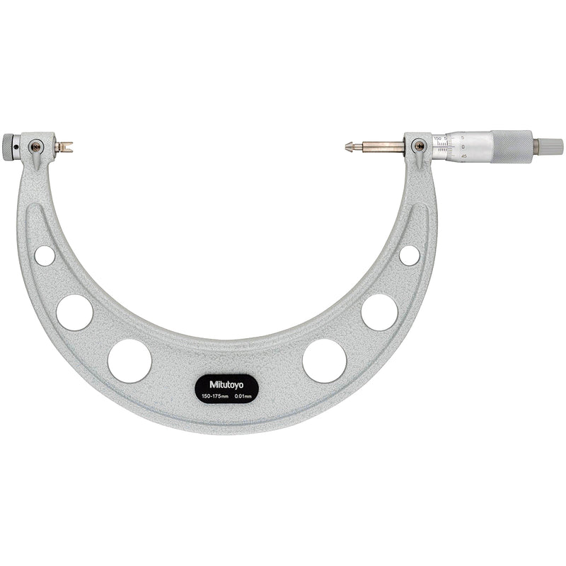 Panme Mitutoyo Series 126 - Screw Thread Micrometers, đo bước ren, có thể thay đầu đo