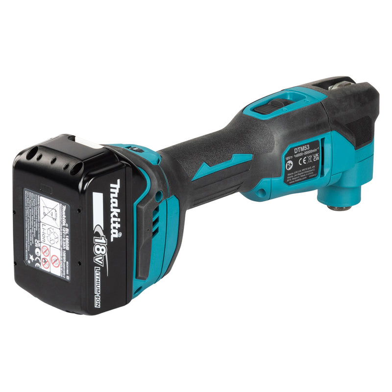 Máy cắt rung đa năng Makita DTM53 dùng Pin 18V, tiêu chuẩn lưỡi STARLOCK, OIS