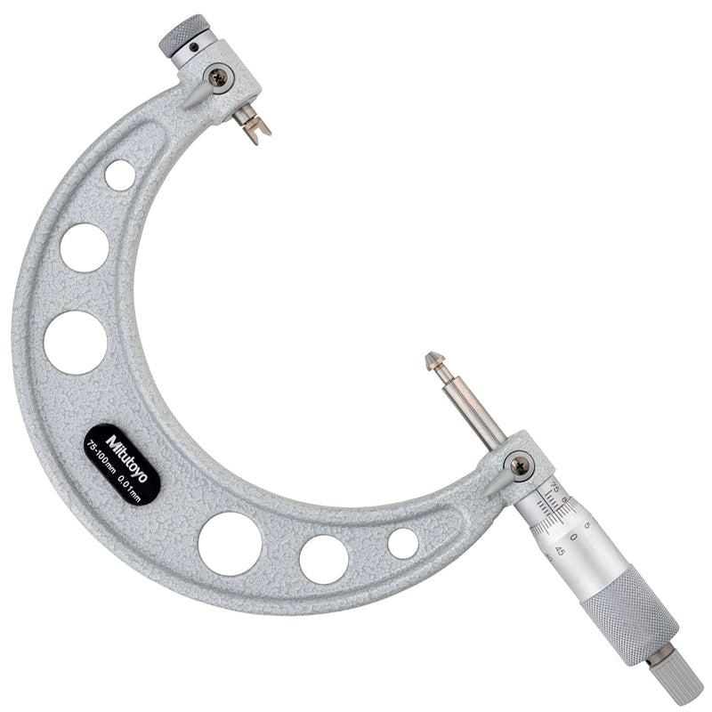 Panme Mitutoyo Series 126 - Screw Thread Micrometers, đo bước ren, có thể thay đầu đo