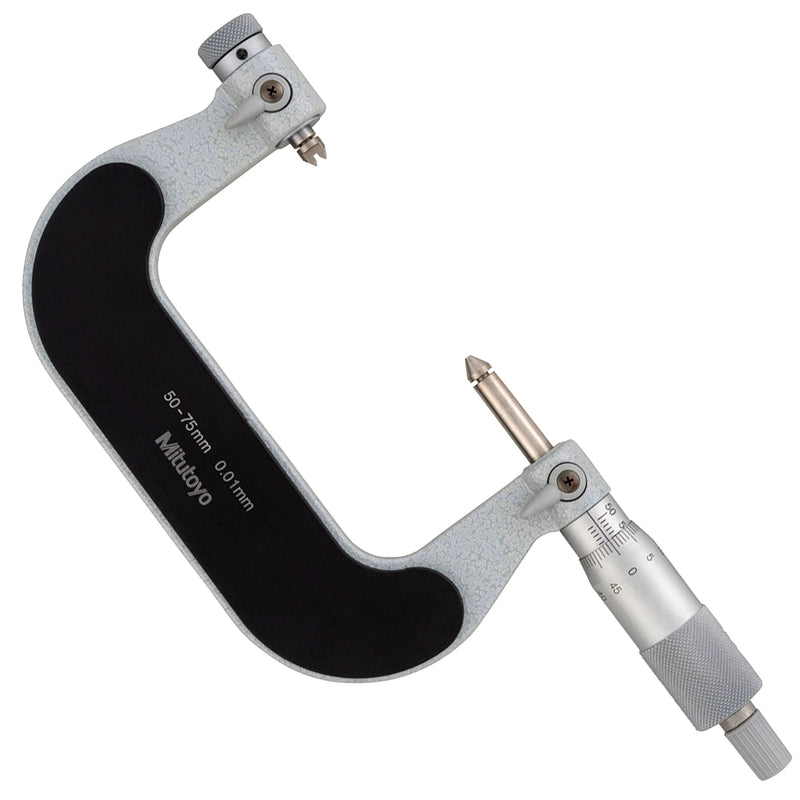 Panme Mitutoyo Series 126 - Screw Thread Micrometers, đo bước ren, có thể thay đầu đo