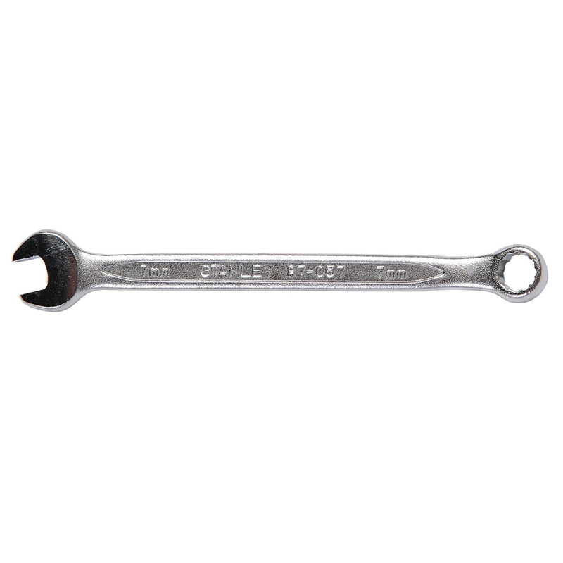 Cờ lê vòng miệng hệ mét Slimline Stanley 87-057 kích thước 7mm gắn trên vỉ treo nhựa màu vàng