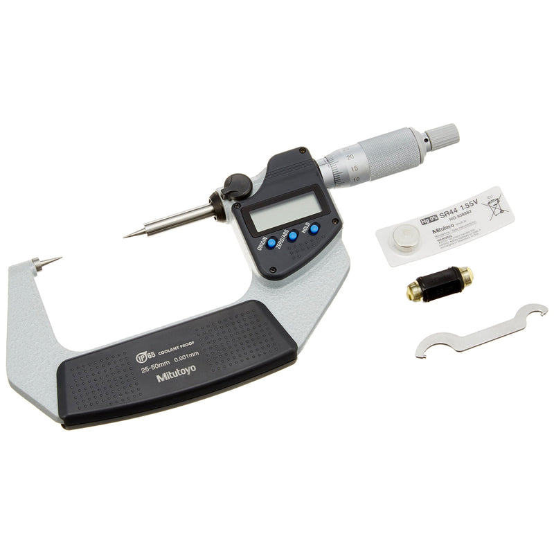 Panme điện tử Mitutoyo Series 342 - Point Micrometers, Mũi đo nhọn