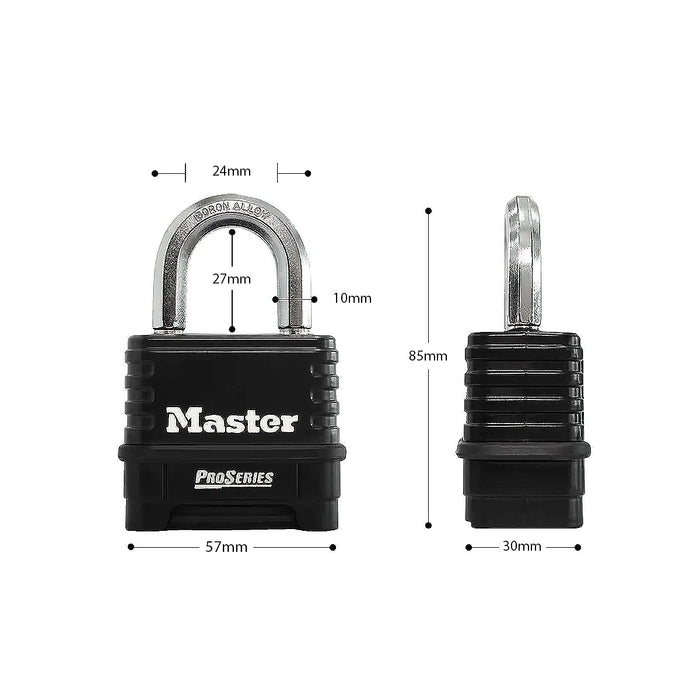 Ổ khóa số Master Lock 1178D, thân khóa đúc bằng kẽm cao cấp, cọc 4 số