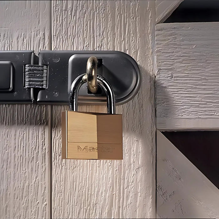 Ổ khóa treo Master Lock 150D, thân khóa bằng đồng thau nguyên khối 50mm