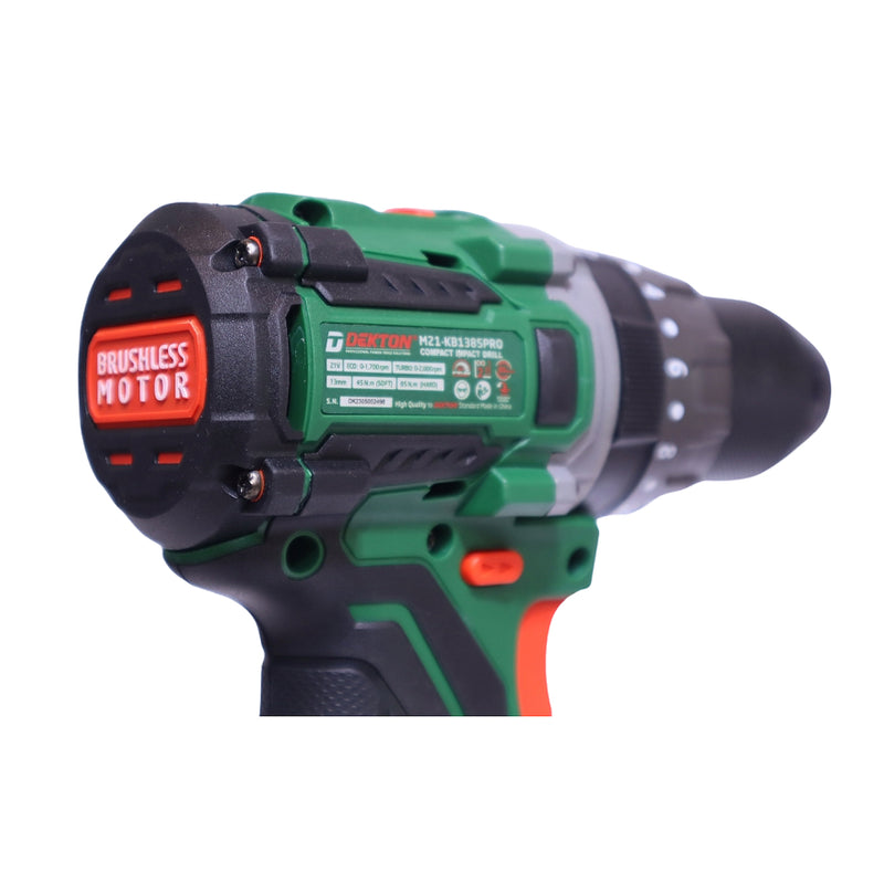 Máy khoan động lực dùng pin 21V Dekton M21-KB1385PRO, lực siết 85Nm, đầu kẹp 13mm