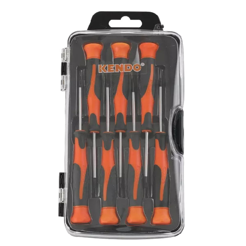 Bộ tua vít chính xác 7 chi tiết Kendo 20538, vật liệu thép Cr-V