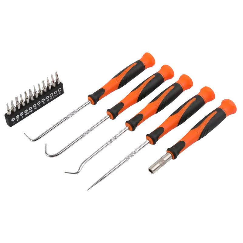 Bộ tua vít chính xác và móc 17 chi tiết Kendo 20539