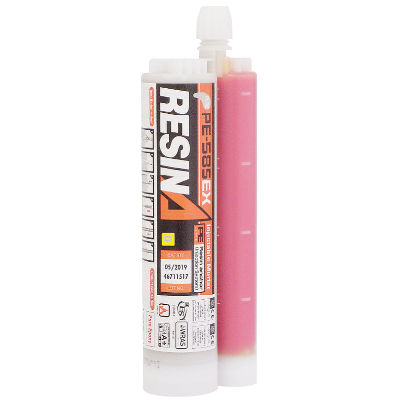 Hóa chất cấy thép và bu lông 2 thành phần Unika PE-585EX, dung tích 585ml