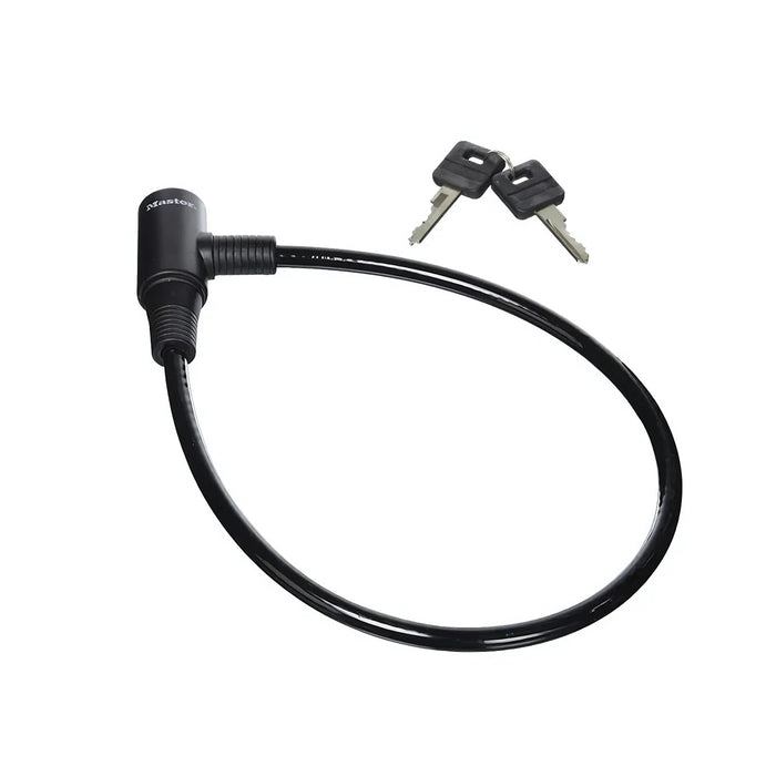 Ổ khóa dây Master Lock 8169EURDPRO, dây khóa bằng cáp thép được bọc nhựa vinyl nhiều màu dài 65cm