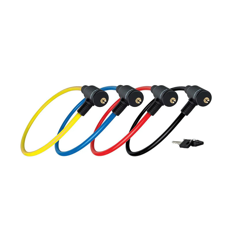 Ổ khóa dây Master Lock 8169EURDPRO, dây khóa bằng cáp thép được bọc nhựa vinyl nhiều màu dài 65cm