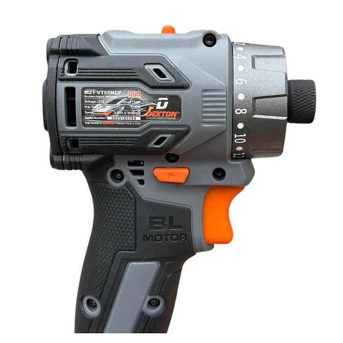 Máy vặn vít Dekton M21-VT55NCP dùng pin 21V, lực siết 55Nm (Chỉ có thân máy)