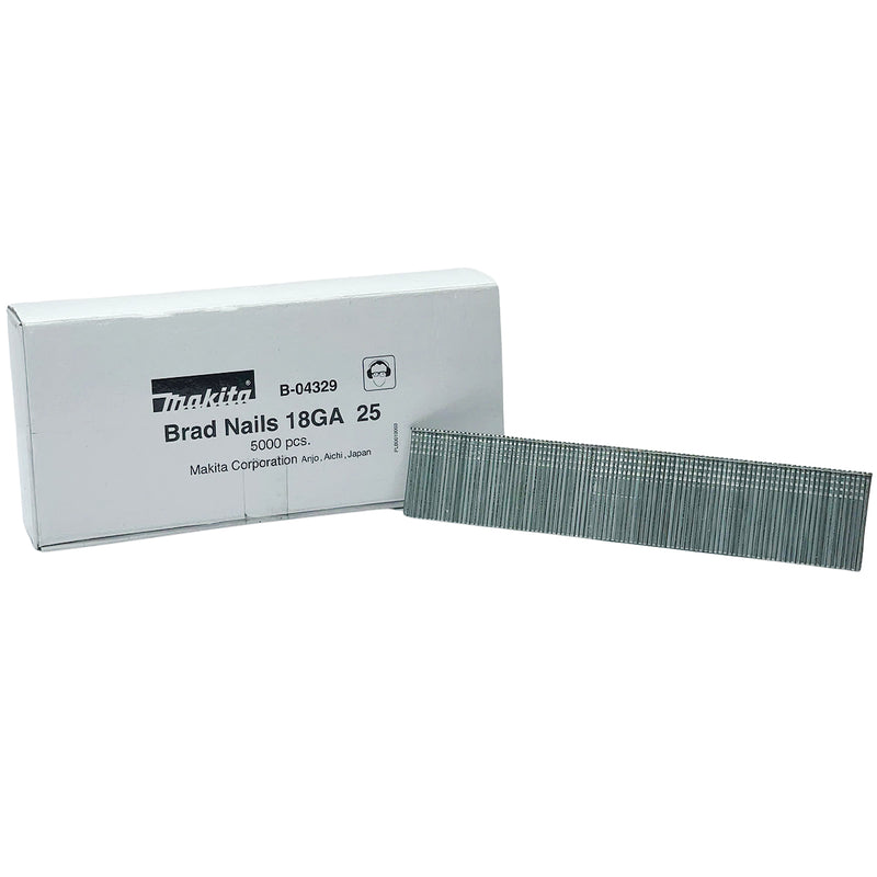 Hộp 5000 đinh chỉ có đầu Makita cở đinh 1.2mm (18Ga), chiều dài từ 15mm - 50mm, dùng cho các máy bắn đinh