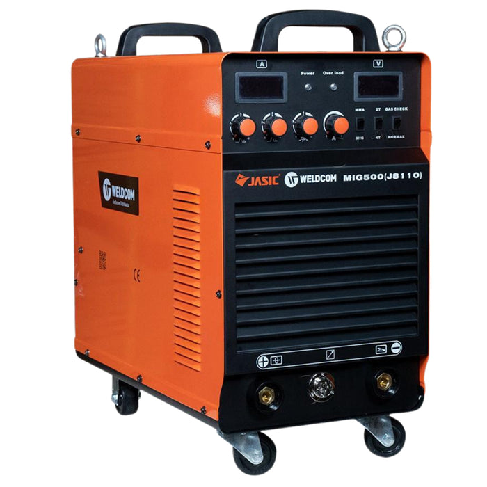 Máy hàn MIG đầu cấp dây rời và hàn que Jasic MIG500 J8110 dòng hàn tối đa 500A