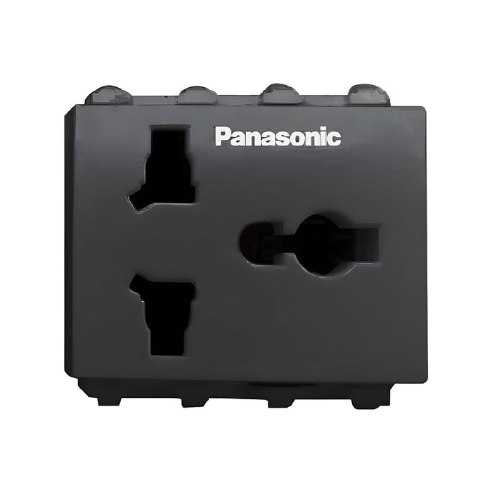 Ổ cắm điện Panasonic WEI1171H-VN có màn che, sản xuất tại Ấn Độ