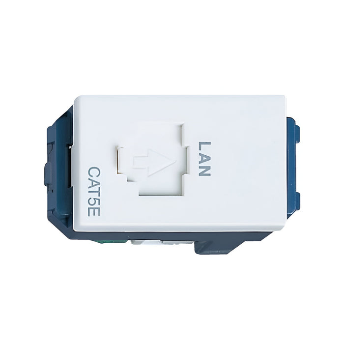 Ổ Cắm Data cổng mạng RJ45, cáp CAT5 Panasonic WEV2488SW-CAT5, dòng Wide