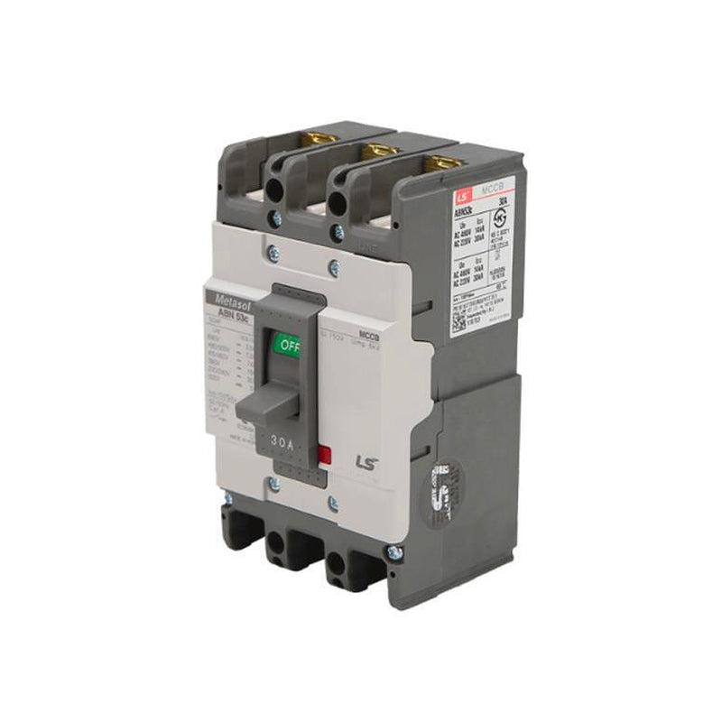 Cầu dao tự động MCCB 3P LS, tải danh định từ 5A ~ 1600A, dòng cắt từ 14kA - 75kA