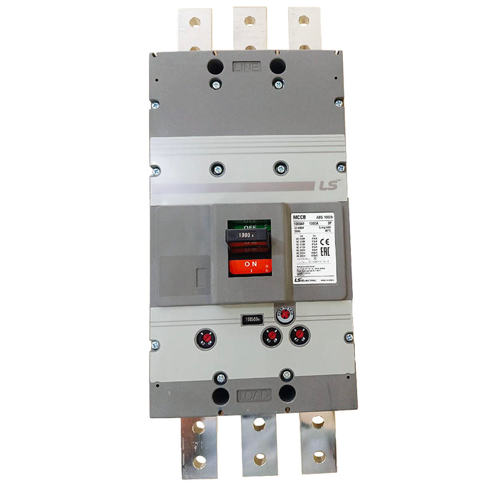 Cầu dao tự động MCCB 3P LS, tải danh định từ 5A ~ 1600A, dòng cắt từ 14kA - 75kA