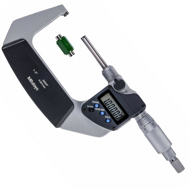 Panme điện tử Mitutoyo Series 406 - Non-rotating Spindle Type Micrometers. Trục đo không xoay, Có cổng SPC xuất dữ liệu