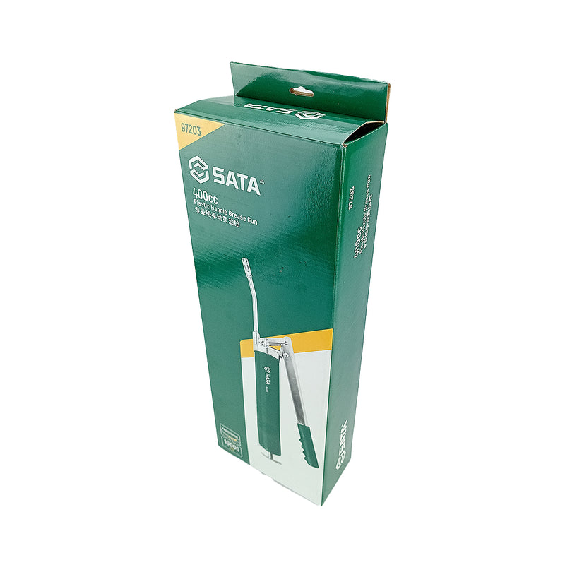 Súng bơm mỡ tay cầm bọc nhựa SATA 97203 dung tích 400cc
