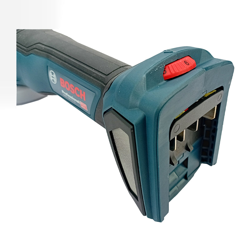 Máy mài góc Bosch GWS 18V-11 S dùng Pin 18V, đường kính lưỡi 125mm công tắc trượt