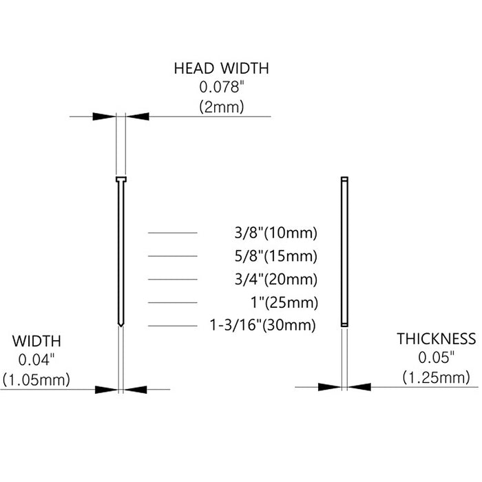 Máy bắn đinh F dùng khí nén JITOOL F30, kích thước đinh 10mm - 30mm, cỡ đinh 18Ga
