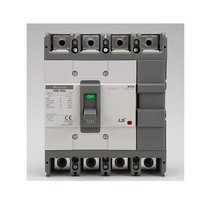 Cầu dao tự động MCCB 4P LS, tải danh định từ 15A ~ 1600A, dòng cắt từ 18kA ~ 75kA