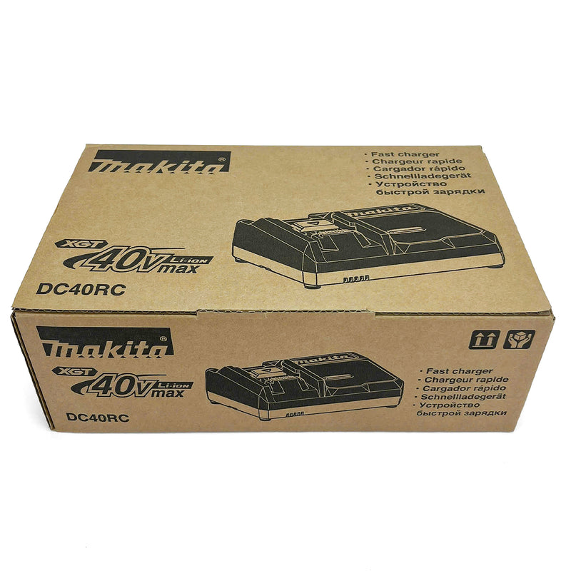 Đế sạc tiêu chuẩn Makita DC40RC dùng cho Pin 40VMax XGT mã số 191M90-3 (hộp đựng bằng giấy)